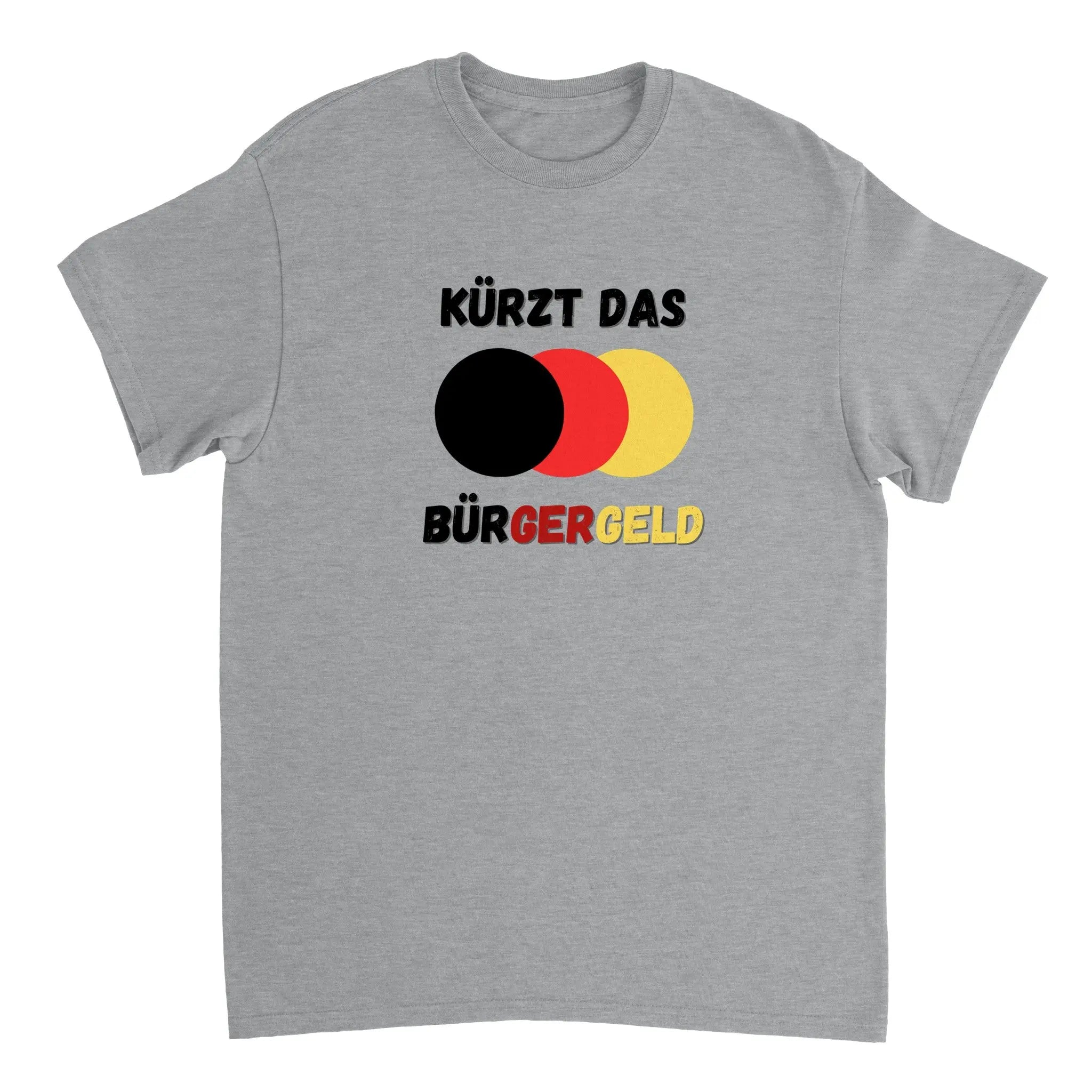 Ein Memeshirt mit dem Aufdruck 'Kürzt das Bürgergeld' - ein provokanter Ausdruck, der zum Nachdenken über soziale und politische Themen anregt. Zeige deine kritische Haltung und fordere eine offene Diskussion über staatliche Unterstützungssysteme.