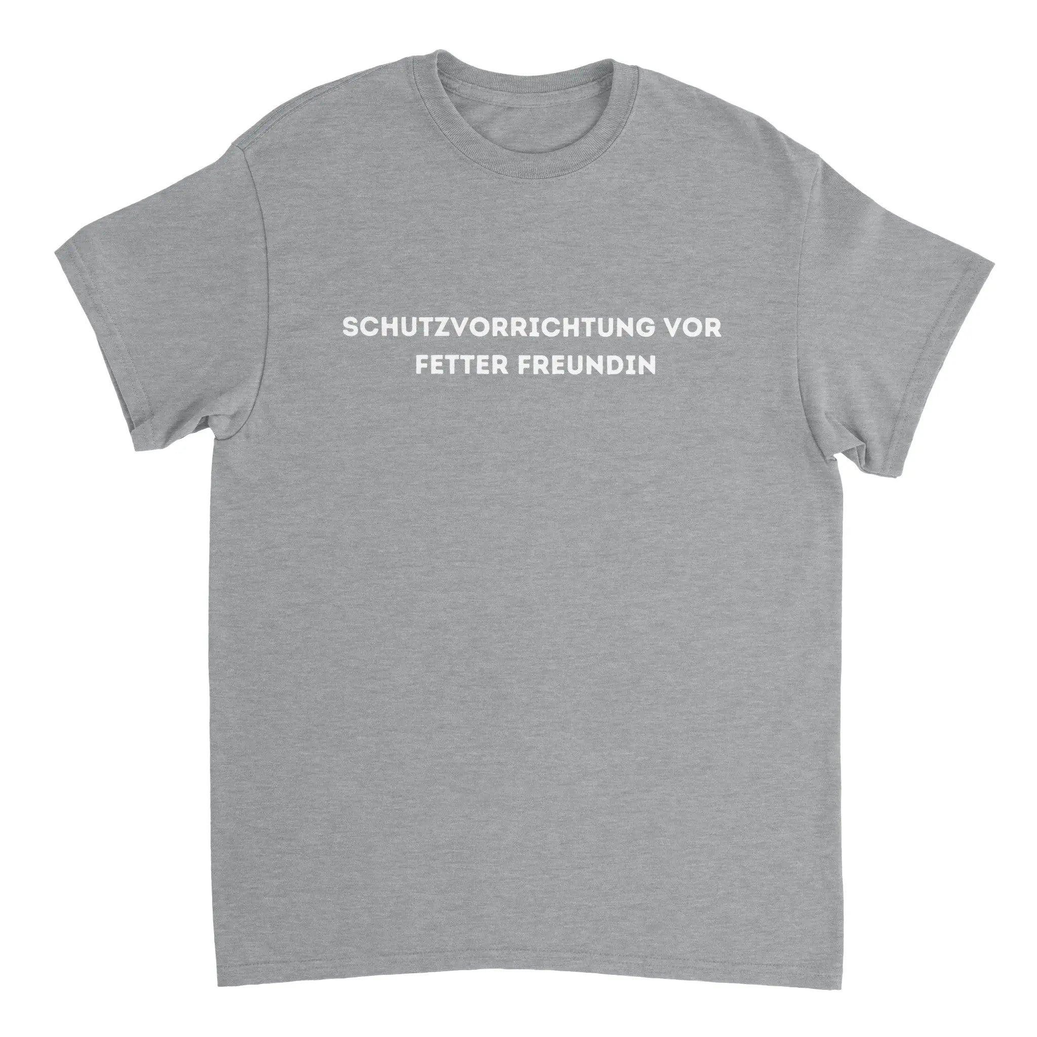 Lustiges T-Shirt mit Beschriftung. Es hat einen Unisex Schnitt und einfarbigen Stoff, es sitzt sowohl an Jungs und Mädchen, und hält gemeine, nichts gönnerische Freundinnen fern.