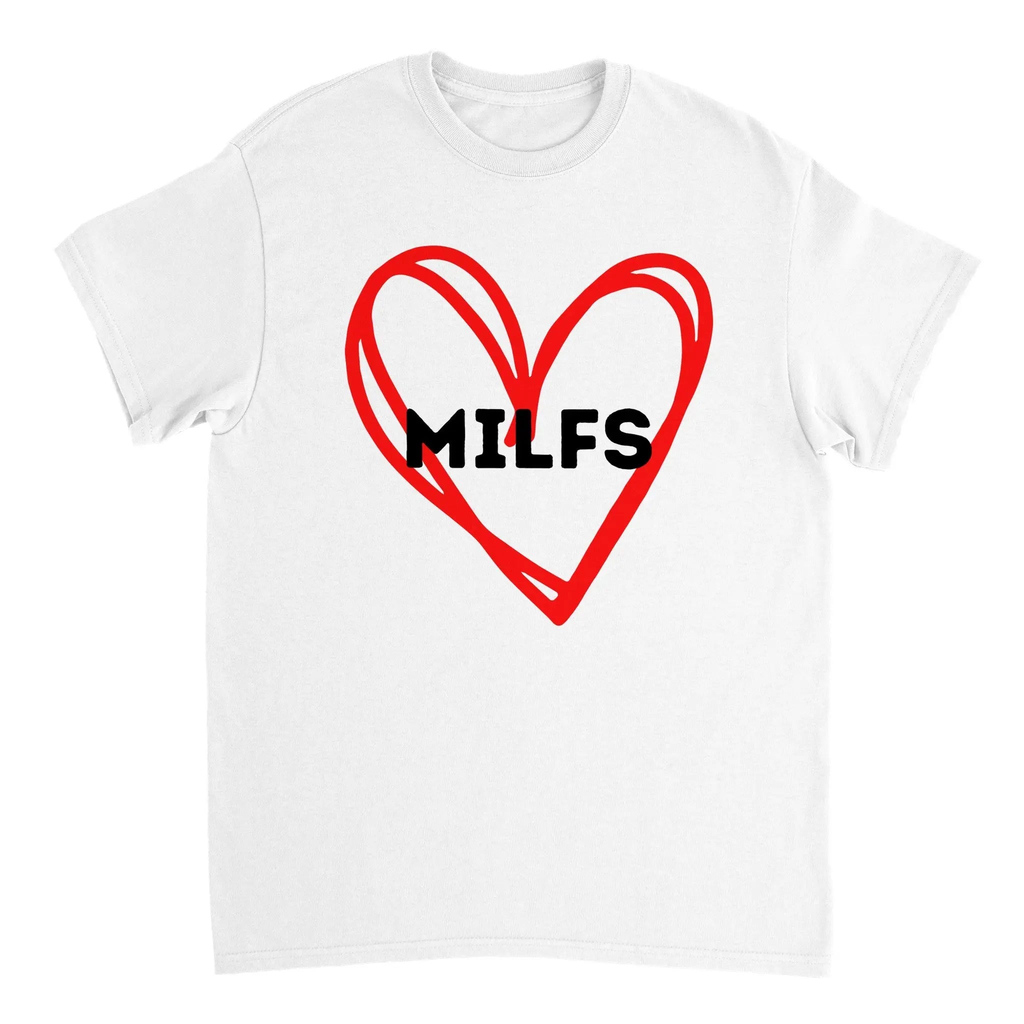 Ein Memeshirt mit dem Aufdruck 'MILFs' - eine humorvolle und freche Anspielung auf die Faszination für reife und selbstbewusste Frauen. Ein Shirt, das die Blicke auf sich zieht und den Träger als Liebhaber von Erfahrung und Stil präsentiert