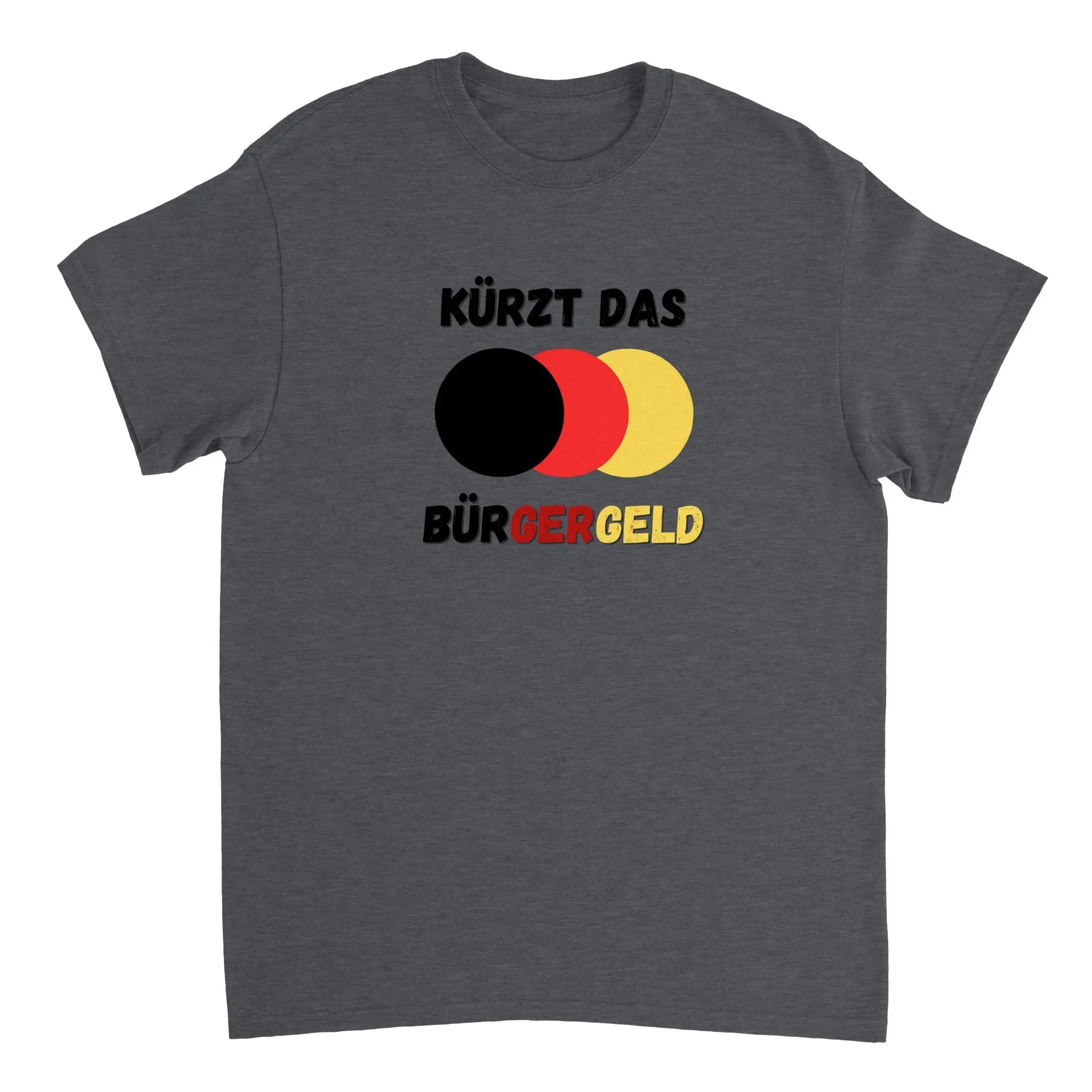 Ein Memeshirt mit dem Aufdruck 'Kürzt das Bürgergeld' - ein provokanter Ausdruck, der zum Nachdenken über soziale und politische Themen anregt. Zeige deine kritische Haltung und fordere eine offene Diskussion über staatliche Unterstützungssysteme.