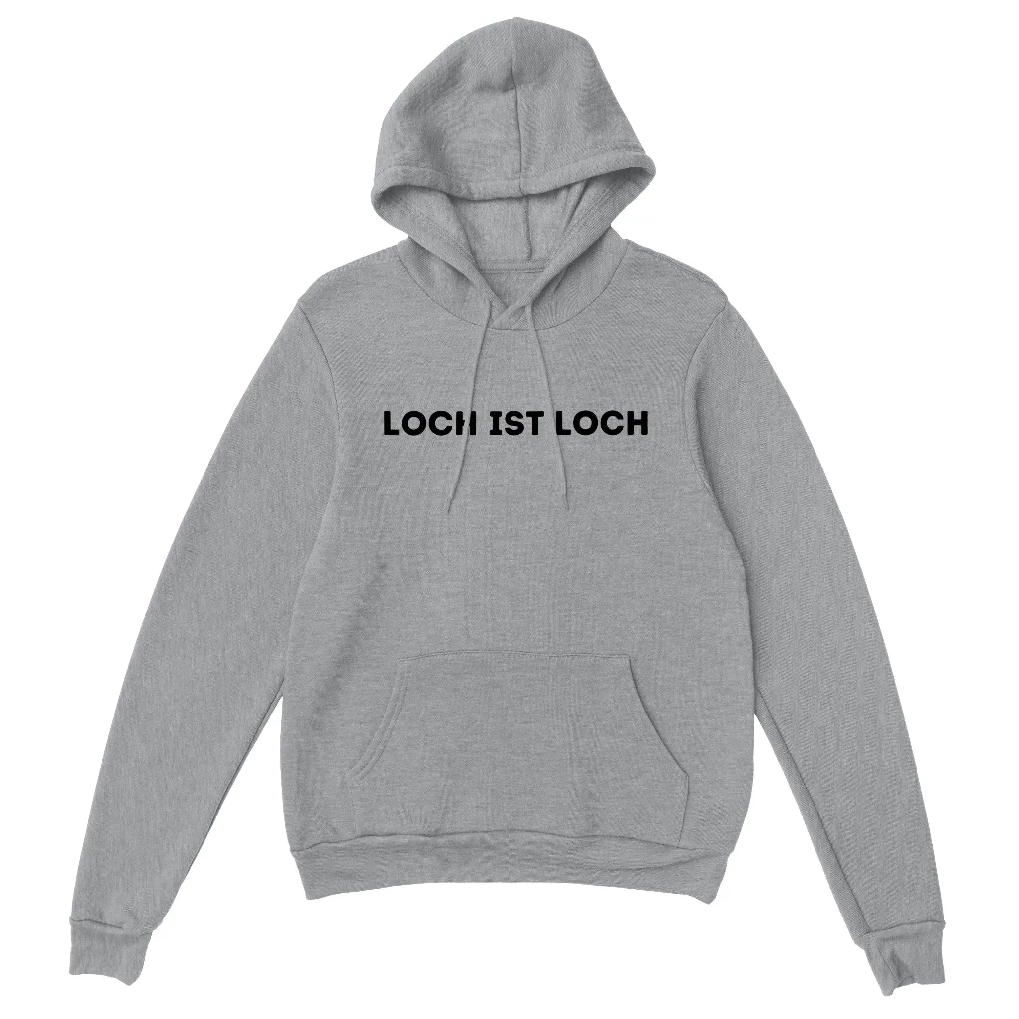 Ein schlichter einfarbiger Unisex Hoodie mit präsenter lustiger Aufschrift, sehr gut als Geschenk für Jungs oder Mädchen gedacht. Eine elegante Wahl für wilde Clubabende mit klaren unmissverständlichen Signalen.