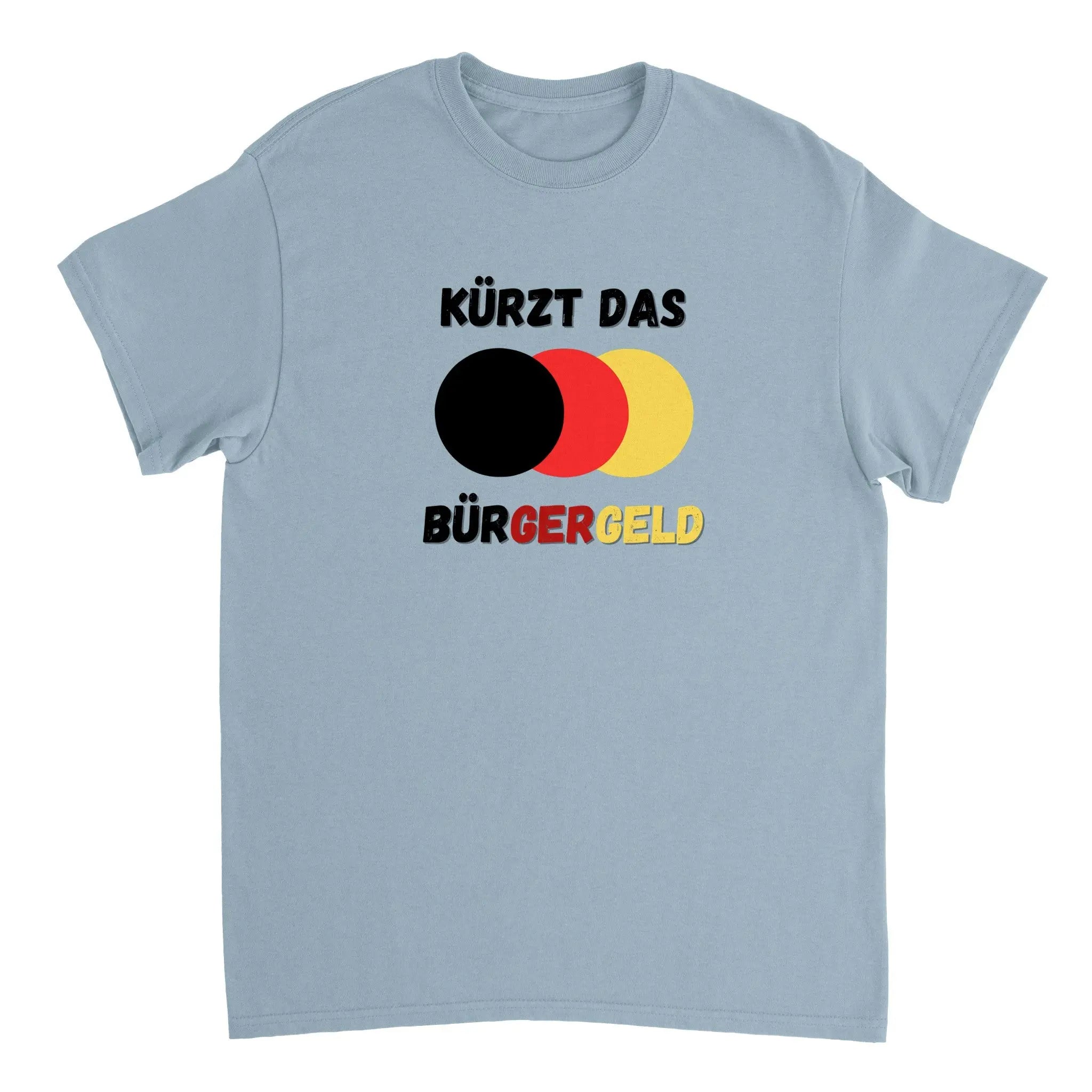 Ein Memeshirt mit dem Aufdruck 'Kürzt das Bürgergeld' - ein provokanter Ausdruck, der zum Nachdenken über soziale und politische Themen anregt. Zeige deine kritische Haltung und fordere eine offene Diskussion über staatliche Unterstützungssysteme.