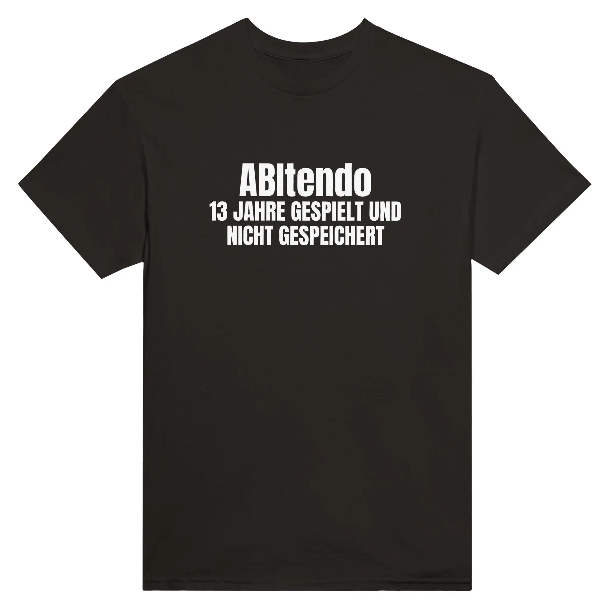 ABItendo - 13 Jahre gespielt und nicht gespeichert T-Shirt