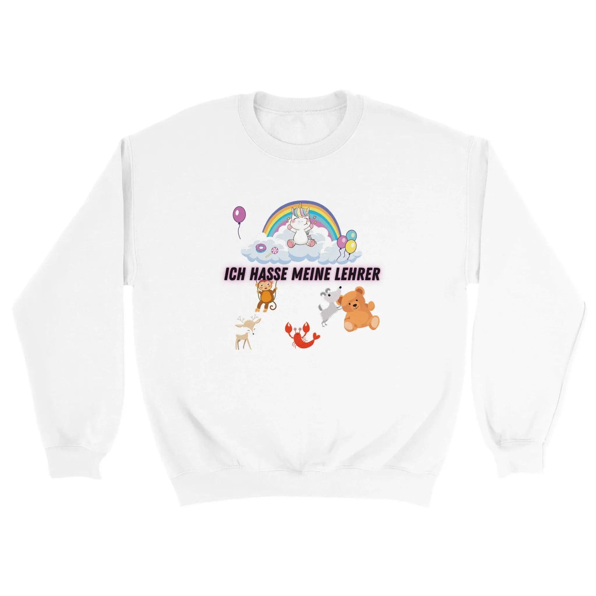 Lustiges Pullover Design auf dem klassischen Unisex Schnitt, es bietet Humor und gute Laune für jeden Träger. Es ist ein Meme Pullover für Jungen und Mädchen, das in der Schule oder dem Unterricht besonders gut ankommt. Auch als Geschenk zu jedem Anlass eignet sich der Pullover hervorragend.