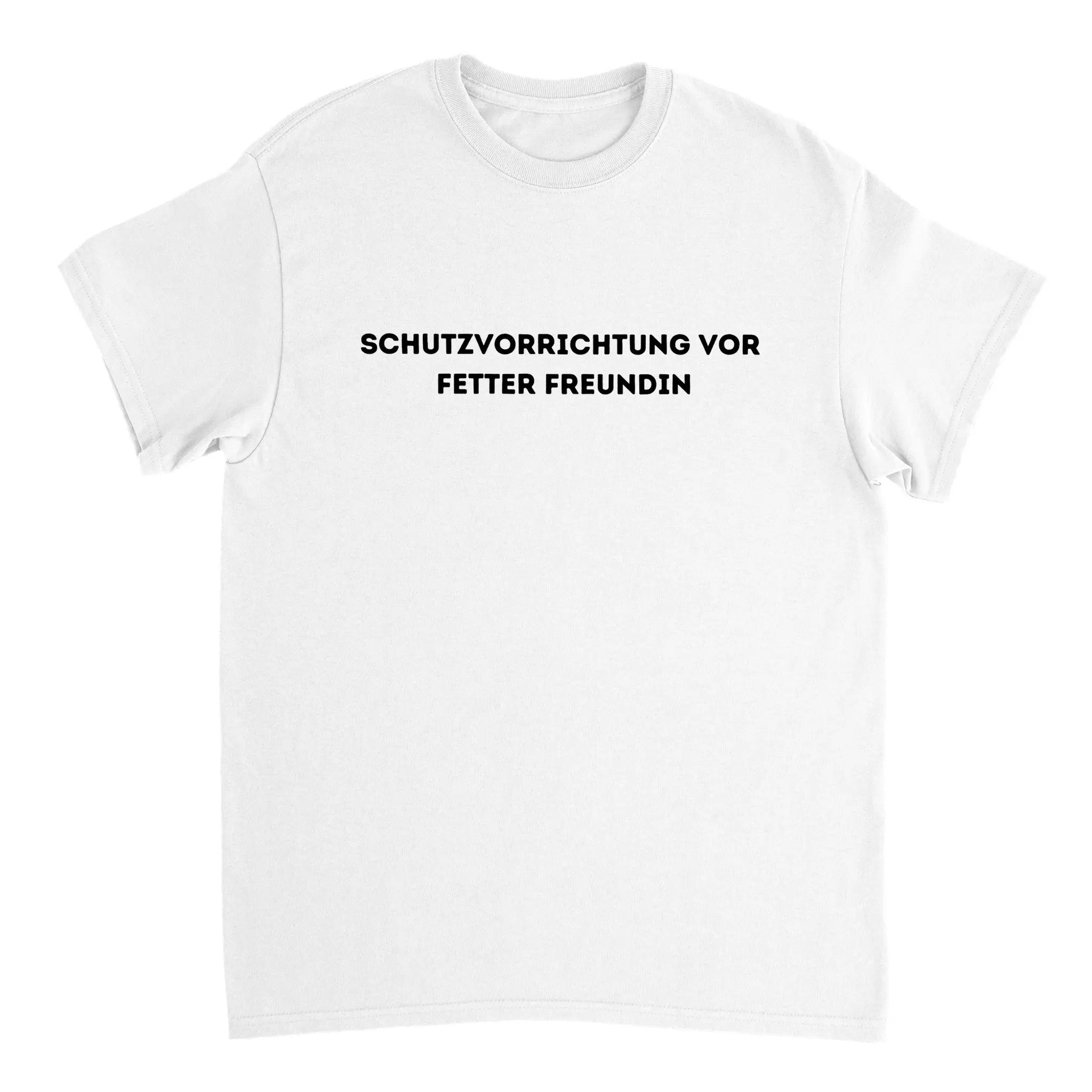 Lustiges T-Shirt mit Beschriftung. Es hat einen Unisex Schnitt und einfarbigen Stoff, es sitzt sowohl an Jungs und Mädchen, und hält gemeine, nichts gönnerische Freundinnen fern.