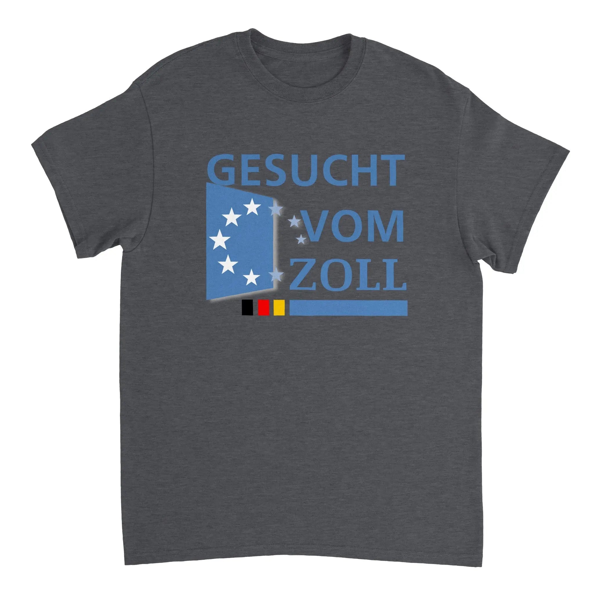 Ein Memeshirt mit dem Aufdruck 'Gesucht vom Zoll' - ein humorvoller Hinweis auf dein Abenteuerlust und freches Naturell. Ein Shirt, das Aufmerksamkeit erregt und den Träger als jemanden mit einem Hauch von Verbotenem präsentiert